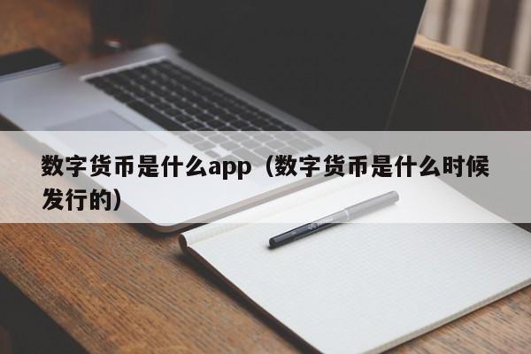 数字货币是什么app（数字货币是什么时候发行的）