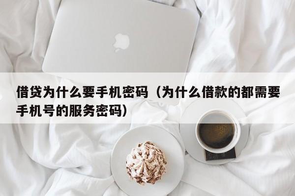 借贷为什么要手机密码(为什么借款的都需要手机号的服务密码)