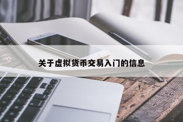 关于虚拟货币交易入门的信息